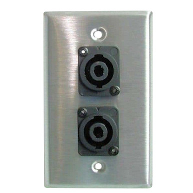 RapcoHorizon SP-2NL4 Wall Plate with Neutrik Connectors