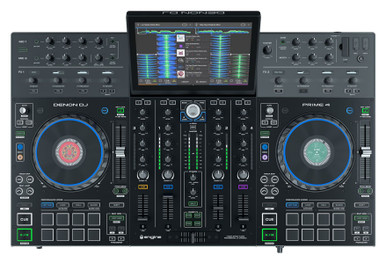 Denon DJ PRIME 4 4-Deck Smart DJ Console with Touchscreen