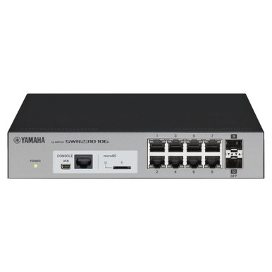 Yamaha SWR2310-10G 10-Port L2 Intelligent Network Switch