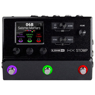 Line 6 HX Stomp Compact Professional Guitar Processor - Sound Productions