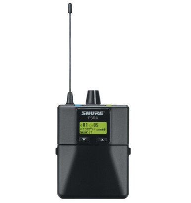 Shure P3RA Wireless Bodypack Receiver, G20 (488-512 MHz)