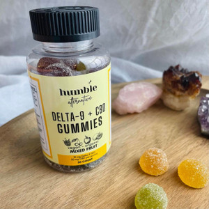 Humble Alternative Delta-9 THC + CBD Gummies (10 mg D9 + 50 mg CBD): Various Sizes