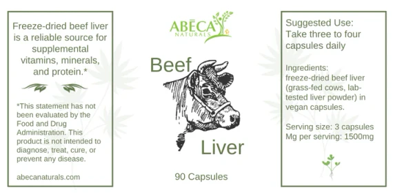 Beef Liver Capsules