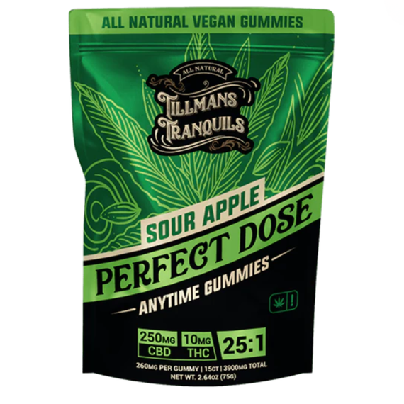 Sour Apple 25:1 THC Gummies