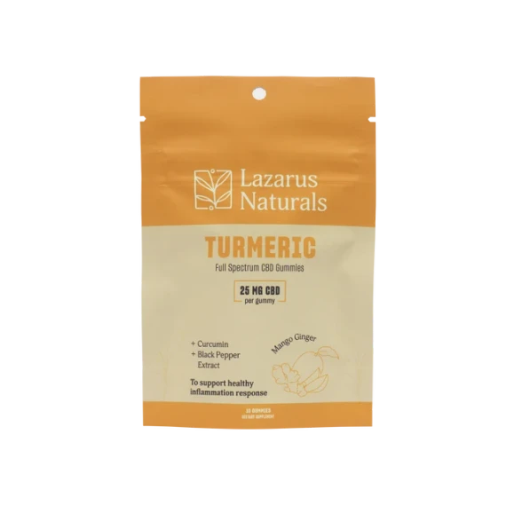 Turmeric CBD Mango Ginger Gummies