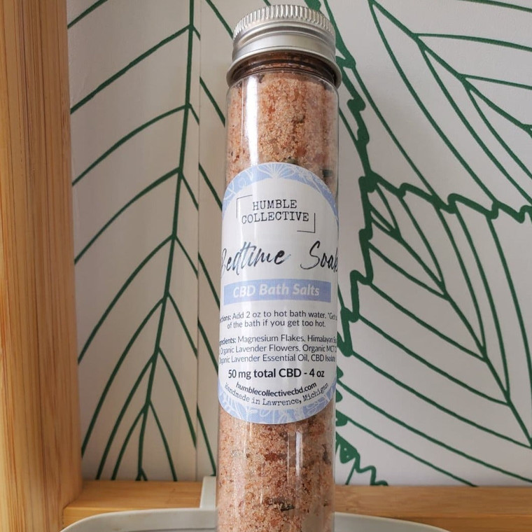 'Bedtime' Soak - CBD Bath Salts (50 mg CBD, 4 oz)