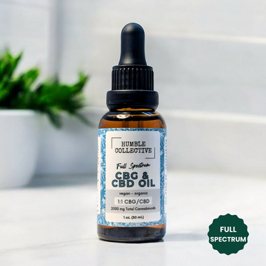 CBG + CBD Oil – Full Spectrum Cannabinoid Blend for Focus, Calm