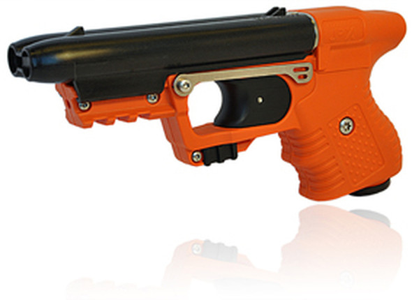 JPX 2 LE FIRESTORM with Orange Frame with Laser and Level 2 Holster