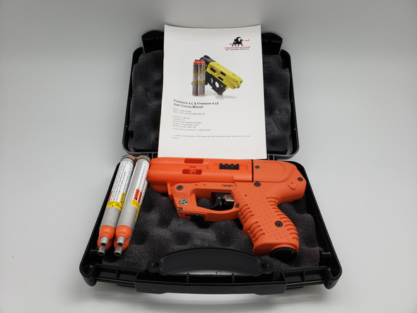 PIEXON JPX 4C-2 PRIMER FIRED PEPPER SPRAY GUN ORANGE BLACK
