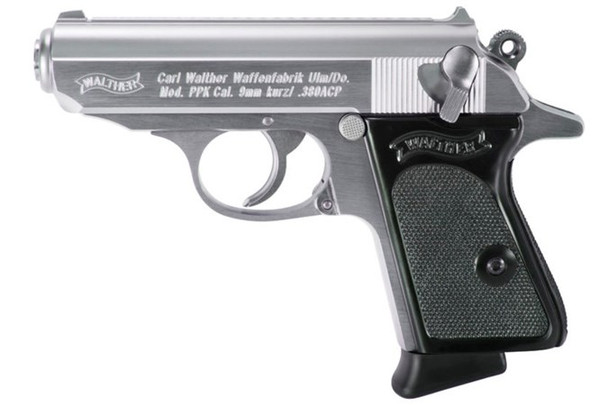 WALTHER PPK 380ACP SS 3.3" 6+1