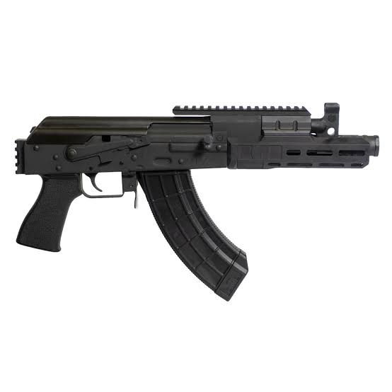 CENTURY ARMS Draco Tactical 7.62x39mm 7.5in 30rd No Brace Black Semi-Auto Pistol (HG8000-N)