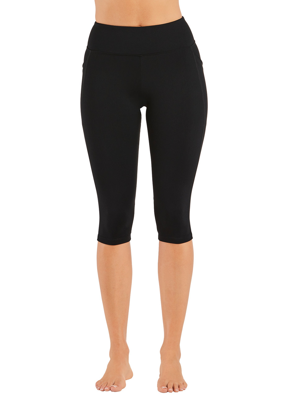Bella Dual Pocket 3/4 Activewear Legging abi joseph