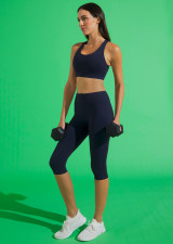 BELLA DUAL POCKET 3/4 TIGHT-DEEP-NAVY