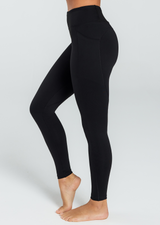 BELLA DUAL POCKET FULL LENGTH TIGHT-BLACK