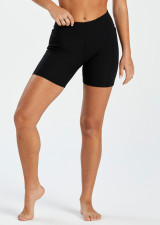 TIEBREAK RIB DUAL POCKET MID-THIGH TIGHT - BLACK