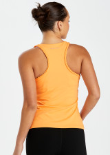 LINA PLAITED TANK - TANGERINE