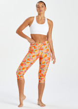 TANGERINE JUNGLE POCKET 3/4 TIGHT