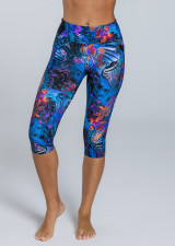 Floral Energy Dual Pocket ¾ Legging