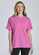 ICONIC ORGANIC COTTON TEE - PINK