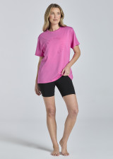ICONIC ORGANIC COTTON TEE - PINK