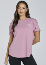 SIGNATURE ORGANIC COTTON TEE - ROSE DUSK