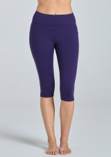BELLA DUAL POCKET 3/4 LEGGING - INDIGO