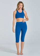 BELLA DUAL POCKET 3/4 LEGGING - OCEANIC