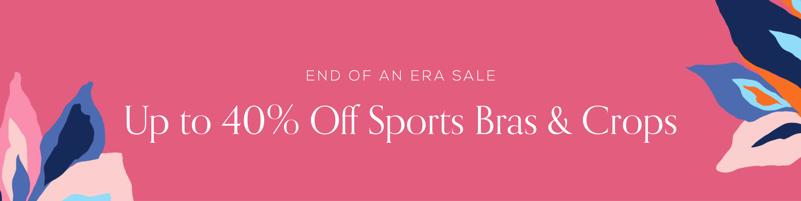 Sports Bras & Crops  Up To 40% off