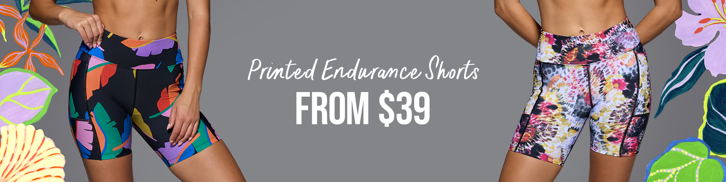 Printed Endurance Shorts from $39