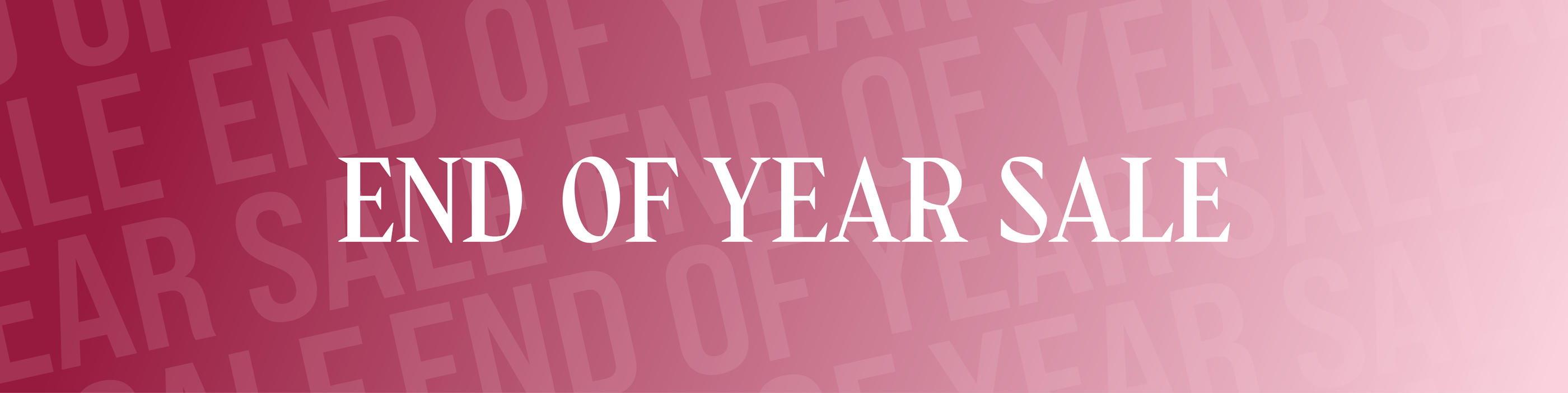 End Of Year Sale
