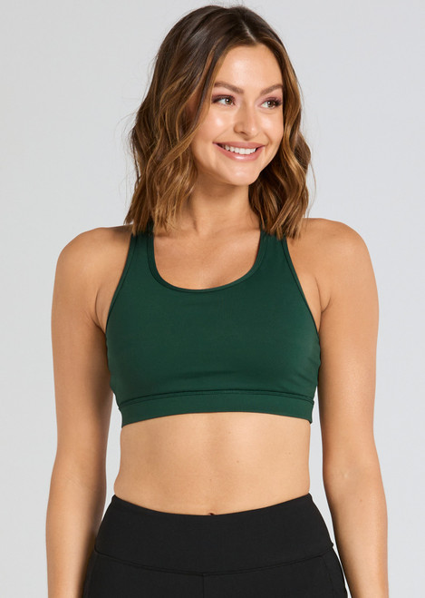 LEO HI-TECH SPORTS BRA-HARBOUR-GREEN