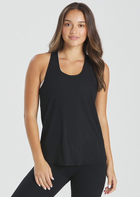 ACE RACERBACK TANK - BLACK