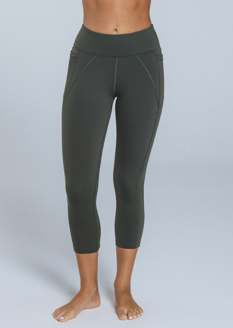 CARRERA DUAL POCKET 7/8 TIGHT - DARK OLIVE