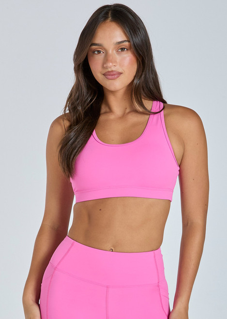 RUN-DAY PHONE SAFE CROP - POWER PINK