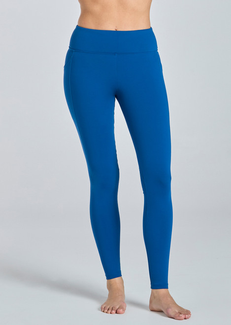 BELLA DUAL POCKET FULL LENGTH LEGGING - OCEANIC