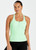 ENDLESS SUMMER ZIP FRONT RACERBACK TANK - CARIBBEAN