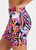 ENDURANCE DUAL POCKET MID-THIGH TIGHT - TROPICAL FANTASY