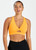 RUN SWIM ACTIVE TWIST FRONT CROP - TANGERINE