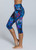 Floral Energy Dual Pocket ¾ Legging - side view