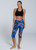 Floral Energy Dual Pocket ¾ Legging - with black sports bra
