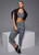 PAISLEY POP DUAL POCKET 7/8 LEGGING
