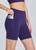 BELLA DUAL POCKET MID-THIGH SHORT - INDIGO