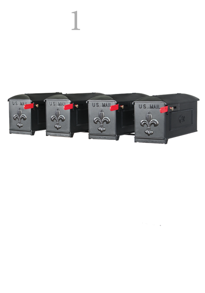 The Quad Imperial Mailbox System | Imperial Mailbox Systems