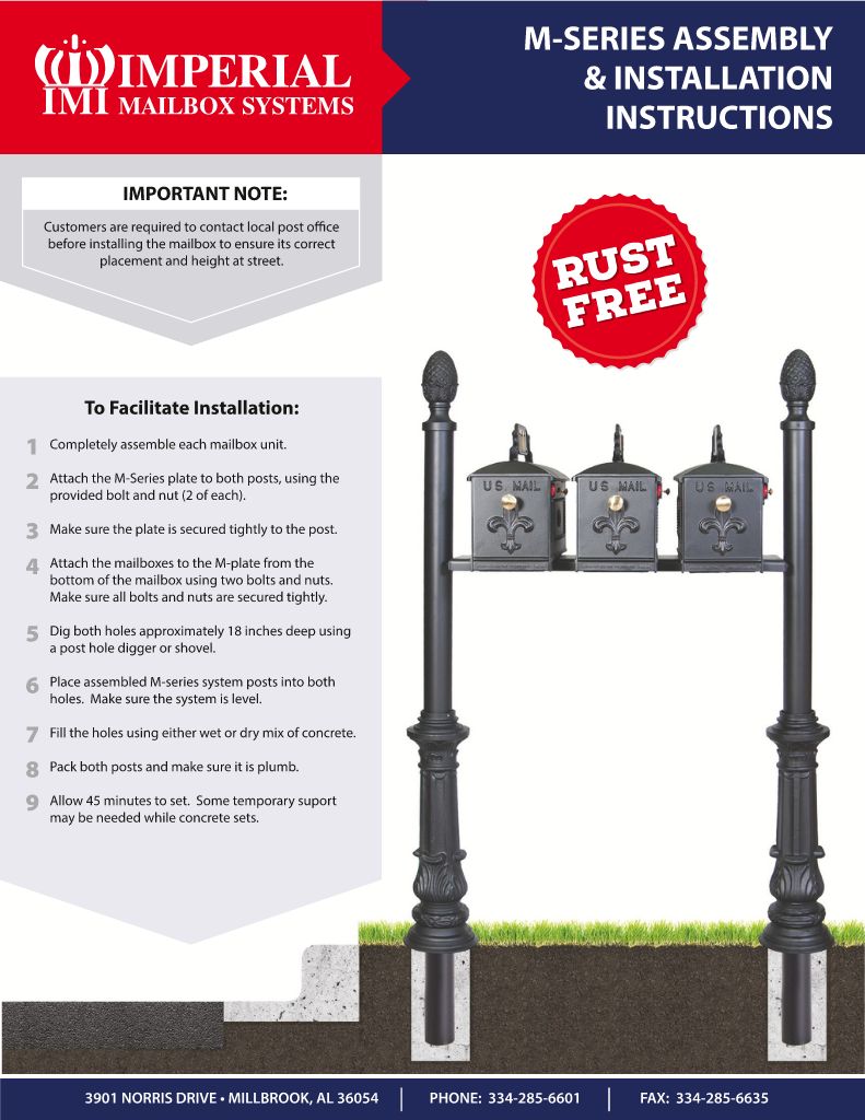 M-Series Assembly & Installation Instructions