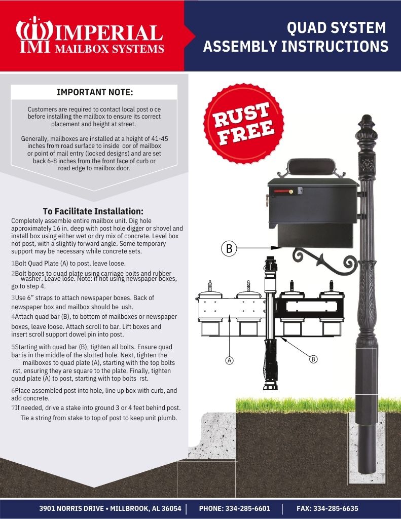 Quad System Assembly Instructions