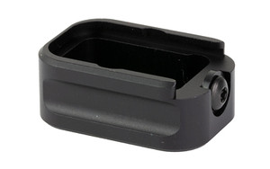 Warne, Magazine Extension, Fits Glock 19/23, 9MM/.40 S&W, +3/+2, Black