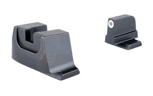 Trijicon, Suppressor/Optic Height, Night Sights, White Front with Metal Rear & Green Lamps, Fits Smith & Wesson M&P C.O.R.E./M&P M2.0