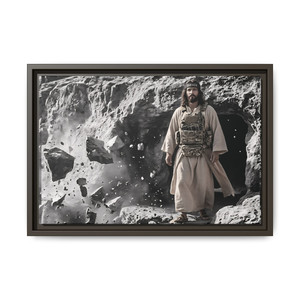 Jesus was the first breacher Framed Canvas