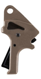 Shoe only - FDE Polymer Apex Flat-Faced Forward Set Trigger M&P