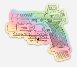 Holographic M&P Slap sticker